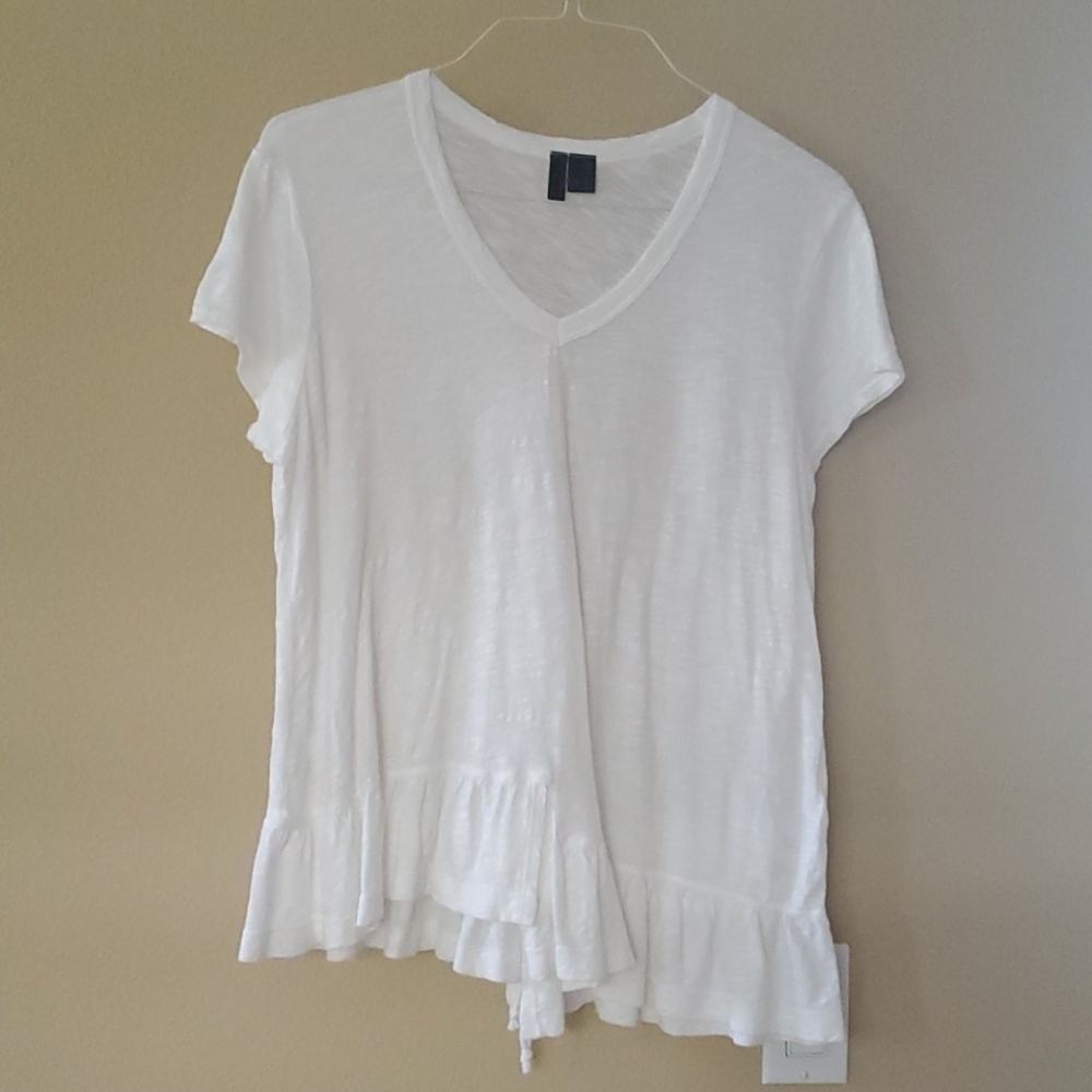 Anthropologie Left of Center Belmont Tie Back Top